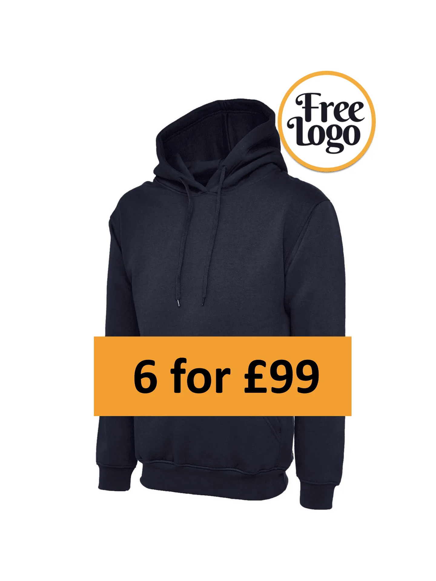 6 For £99 Premium Hooded Sweatshirt Bundle Deal