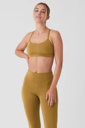 Airlift Intrigue Bra - Golden Olive Branch