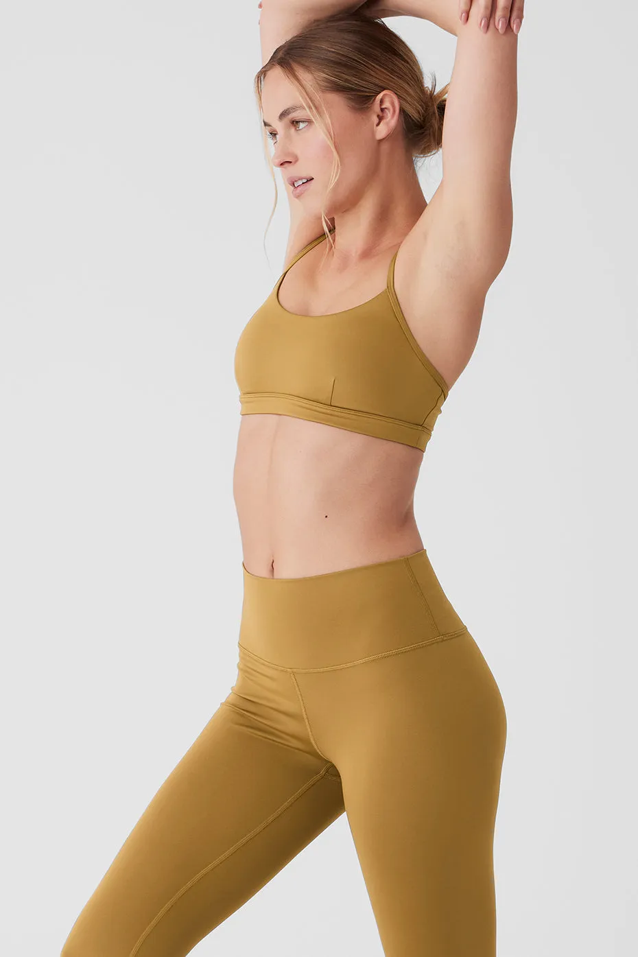 Airlift Intrigue Bra - Golden Olive Branch