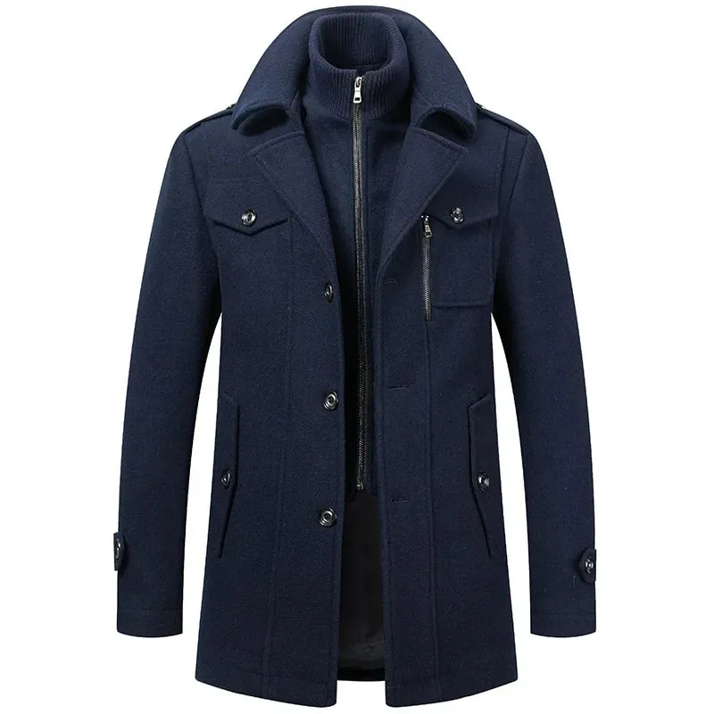 AlpineEdge Woolen Overcoat