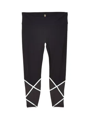 Bay View Leggings | Black / Light Blue