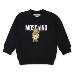 Black Bears Logo Print Sweatshirt