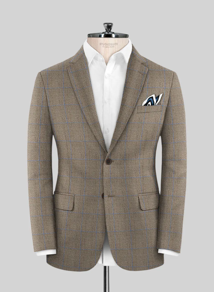 Caccioppoli Erlo Brown Wool Jacket