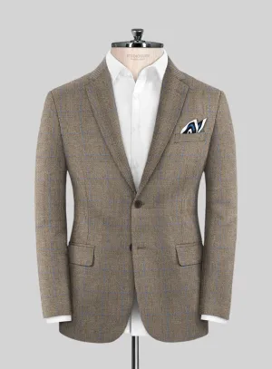 Caccioppoli Erlo Brown Wool Jacket