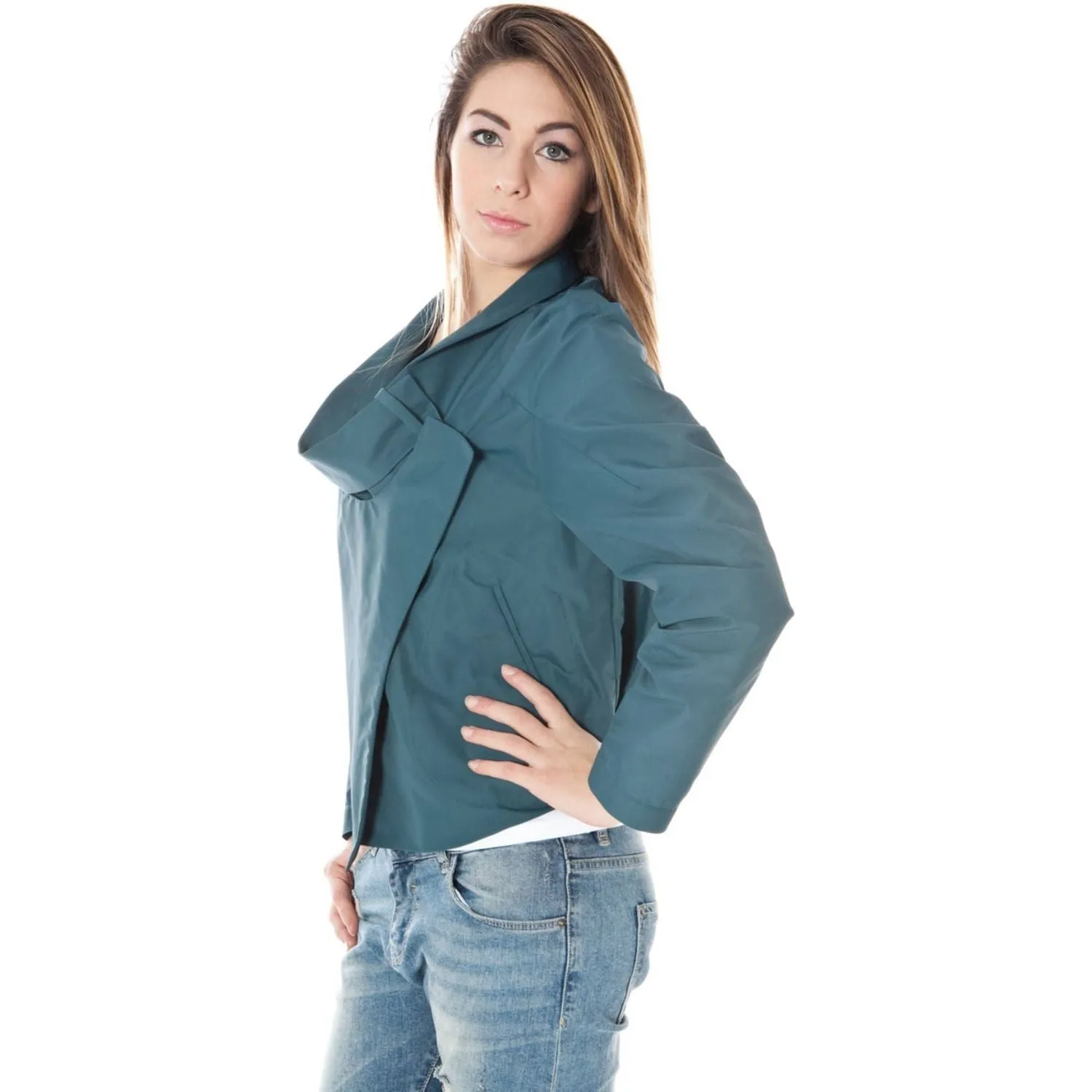 Calvin Klein Green Polyamide Women Jacket