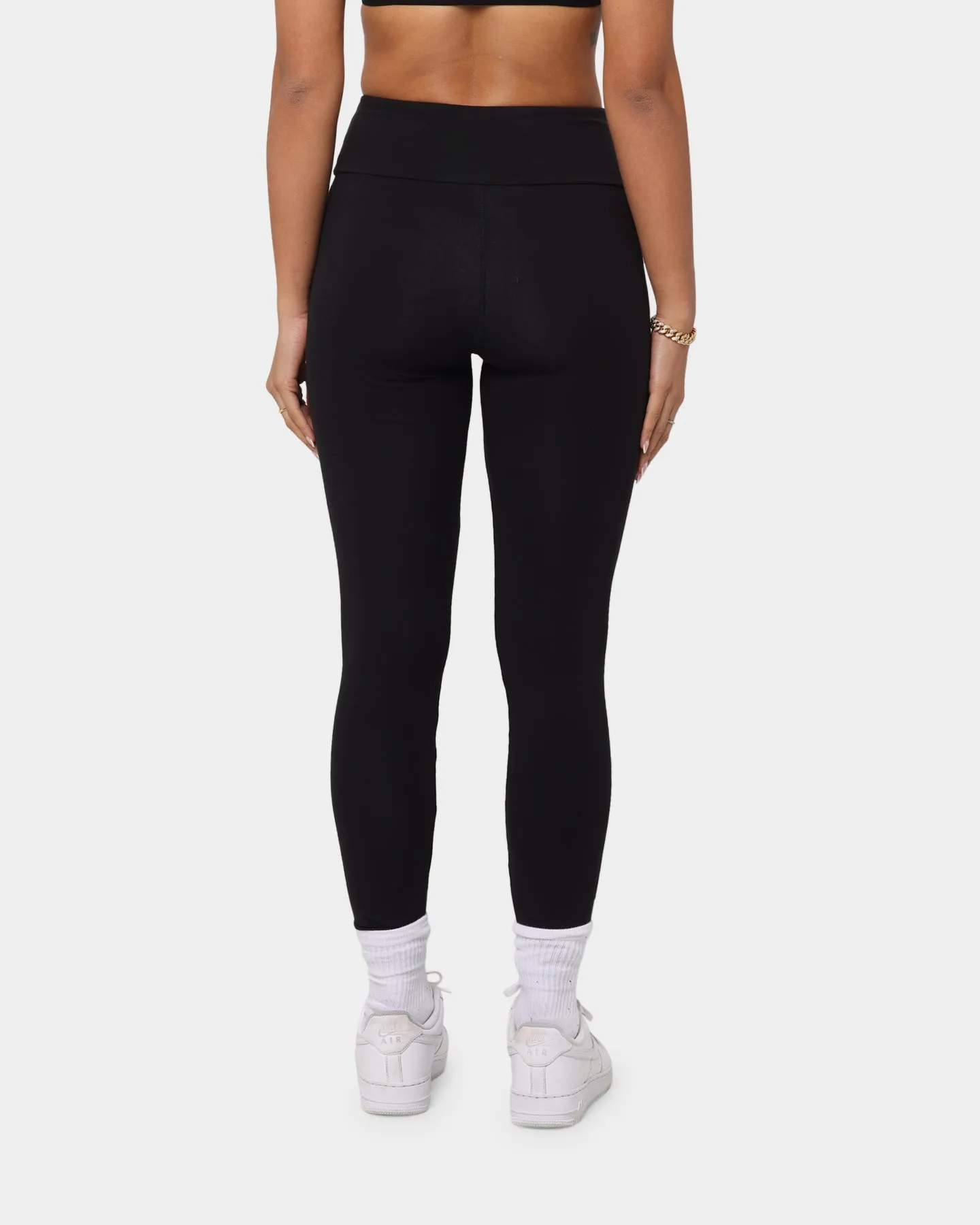 Champion Women's High Rise Leggings Black/Gold