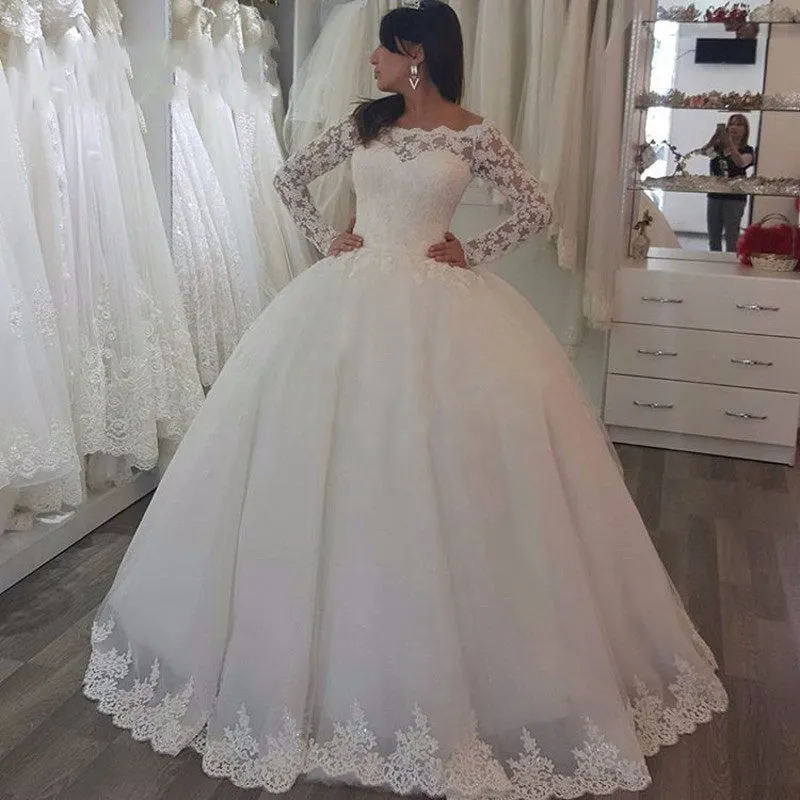 Elegant Ladies Custom Wedding Gown Bridal Dresses