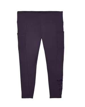 Elm Ebroidered Leggings | Navy