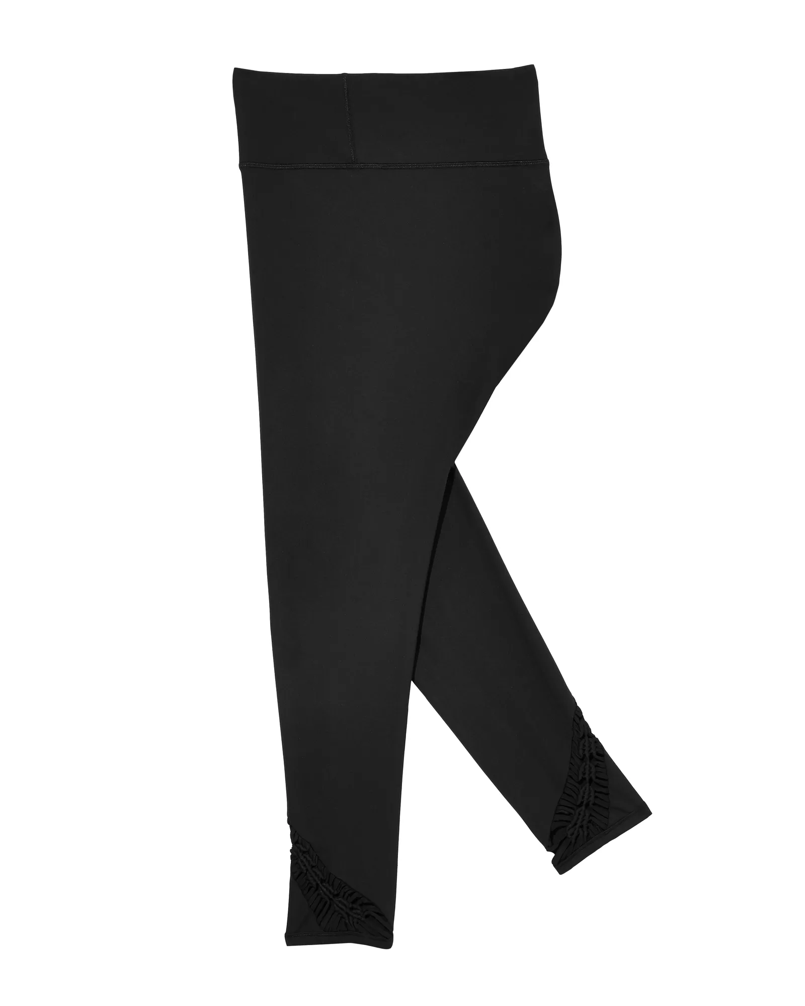 Essex Tights with Lattice Details | Black