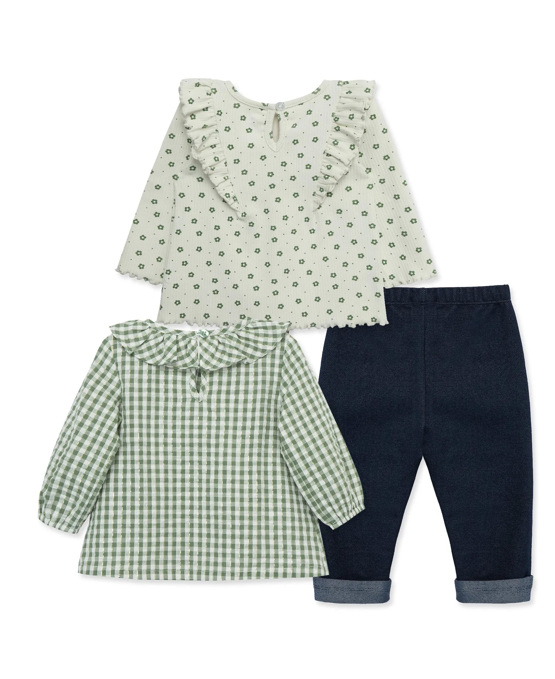 Gingham 3-Piece Play Set (2T-4T)