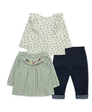 Gingham 3-Piece Play Set (2T-4T)