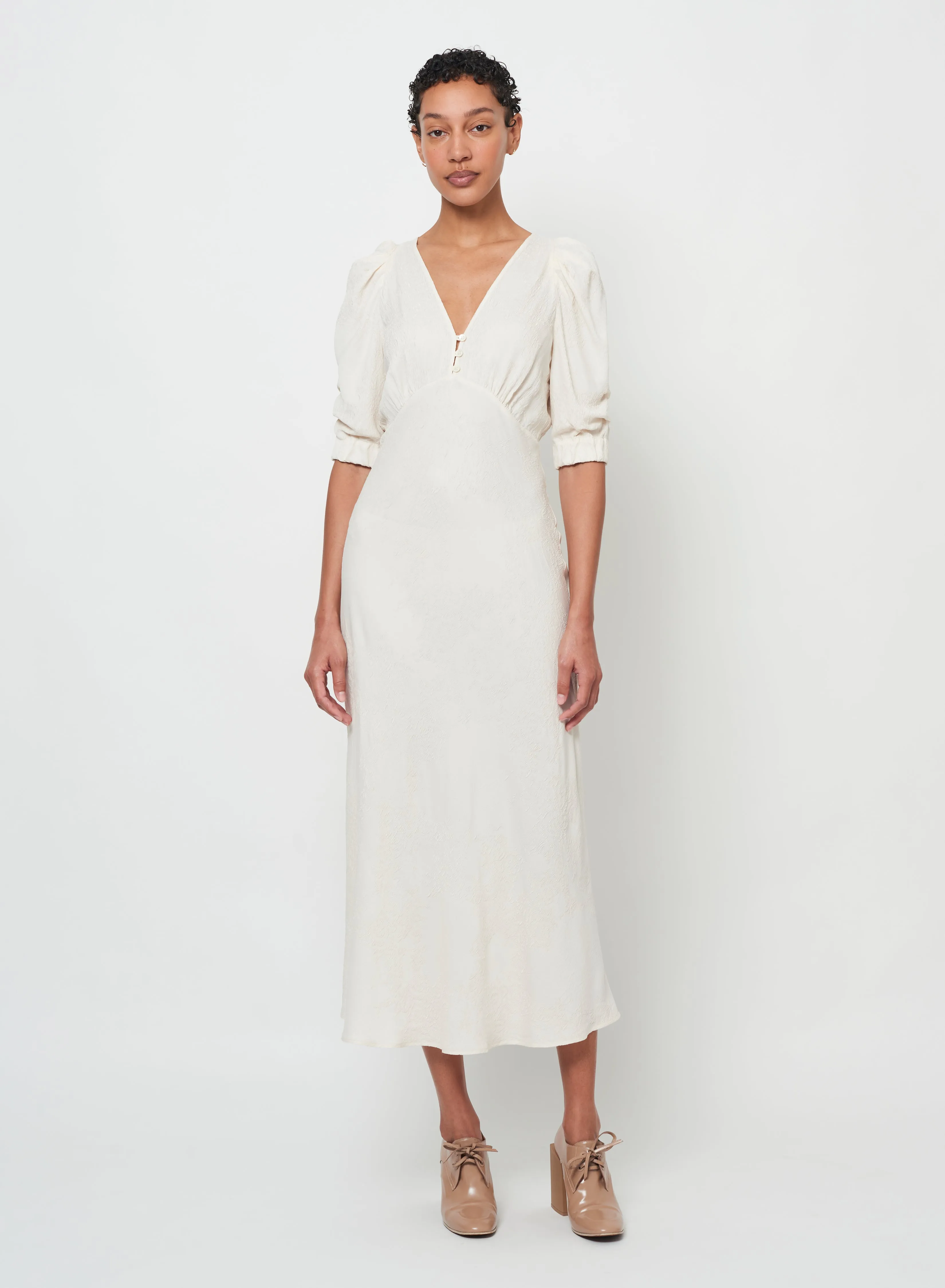 Greta Dress in Cream