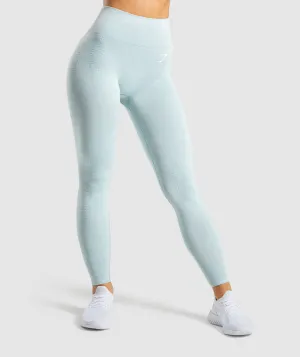 Gymshark Vital Seamless Leggings - Light Green Marl