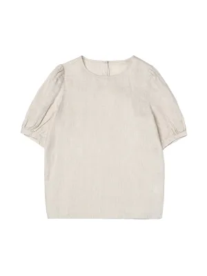 Hemp Women's Puff Sleeve Top