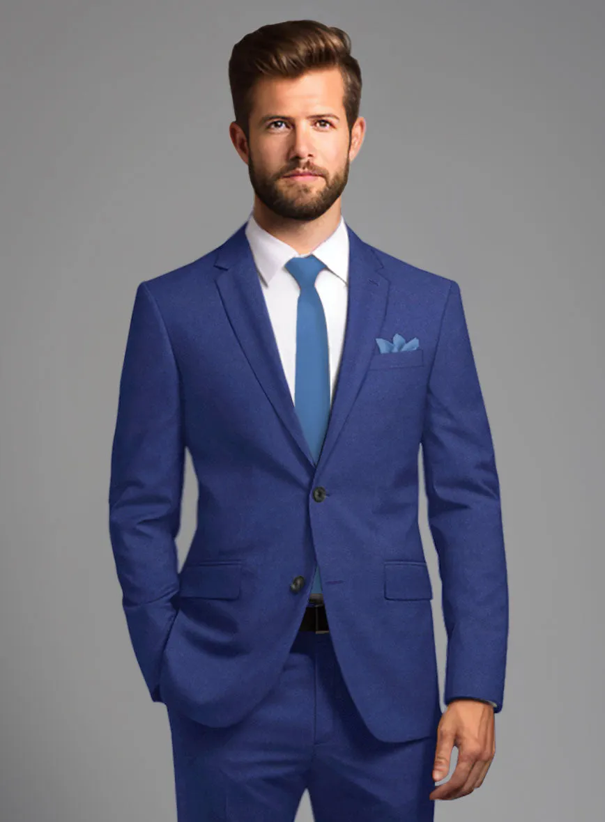 Italian Turna Cobalt Blue Flannel Jacket