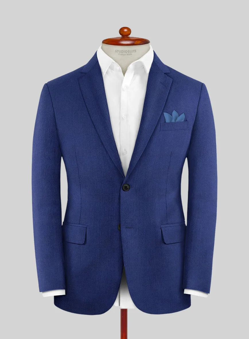 Italian Turna Cobalt Blue Flannel Jacket