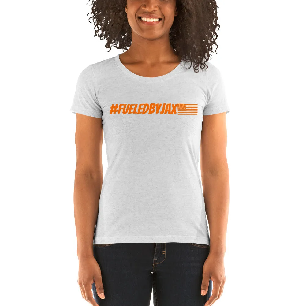 Jax Nutrition Orange #fueledbyjax Women's Tri-Blend Tee | Bella   Canvas 8413