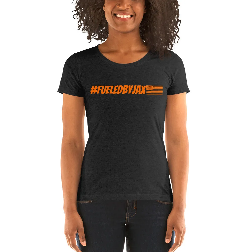 Jax Nutrition Orange #fueledbyjax Women's Tri-Blend Tee | Bella   Canvas 8413