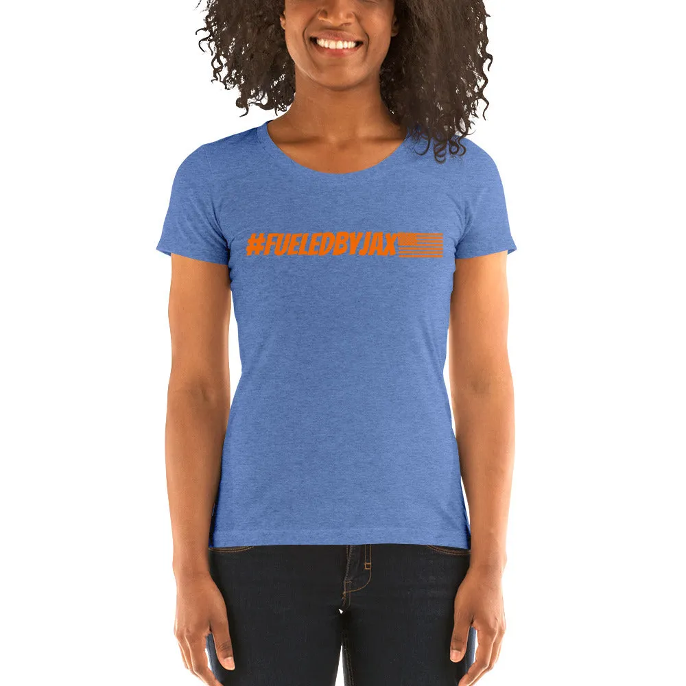 Jax Nutrition Orange #fueledbyjax Women's Tri-Blend Tee | Bella   Canvas 8413