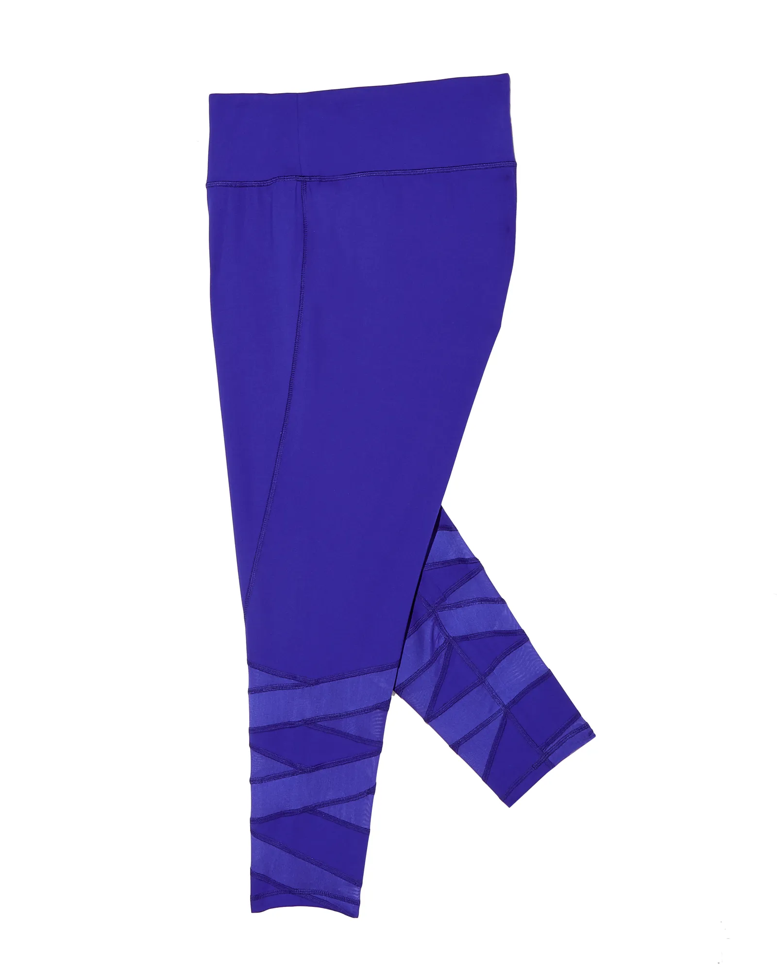 Knoll 7/8 Tights with Mesh Details | Royal Blue