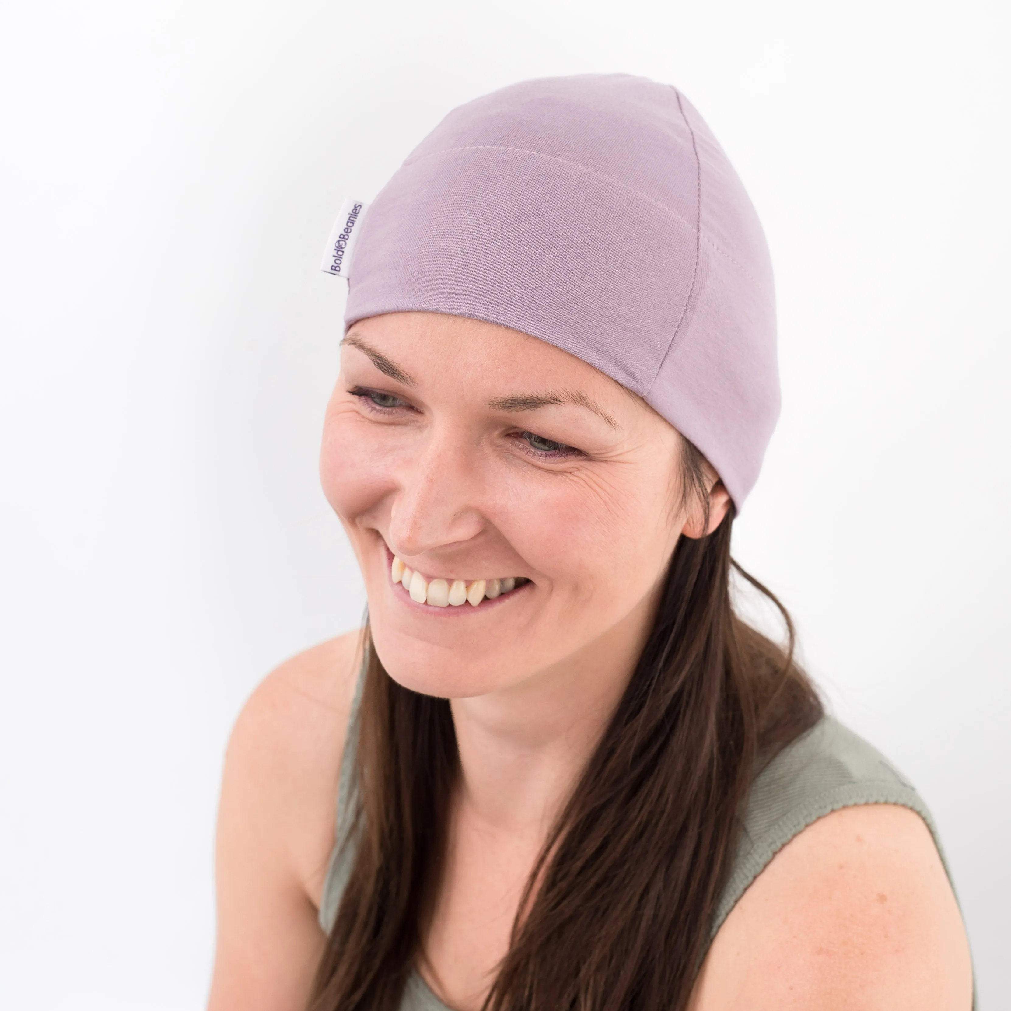 Lilac Cancer Cotton Beanie Hat