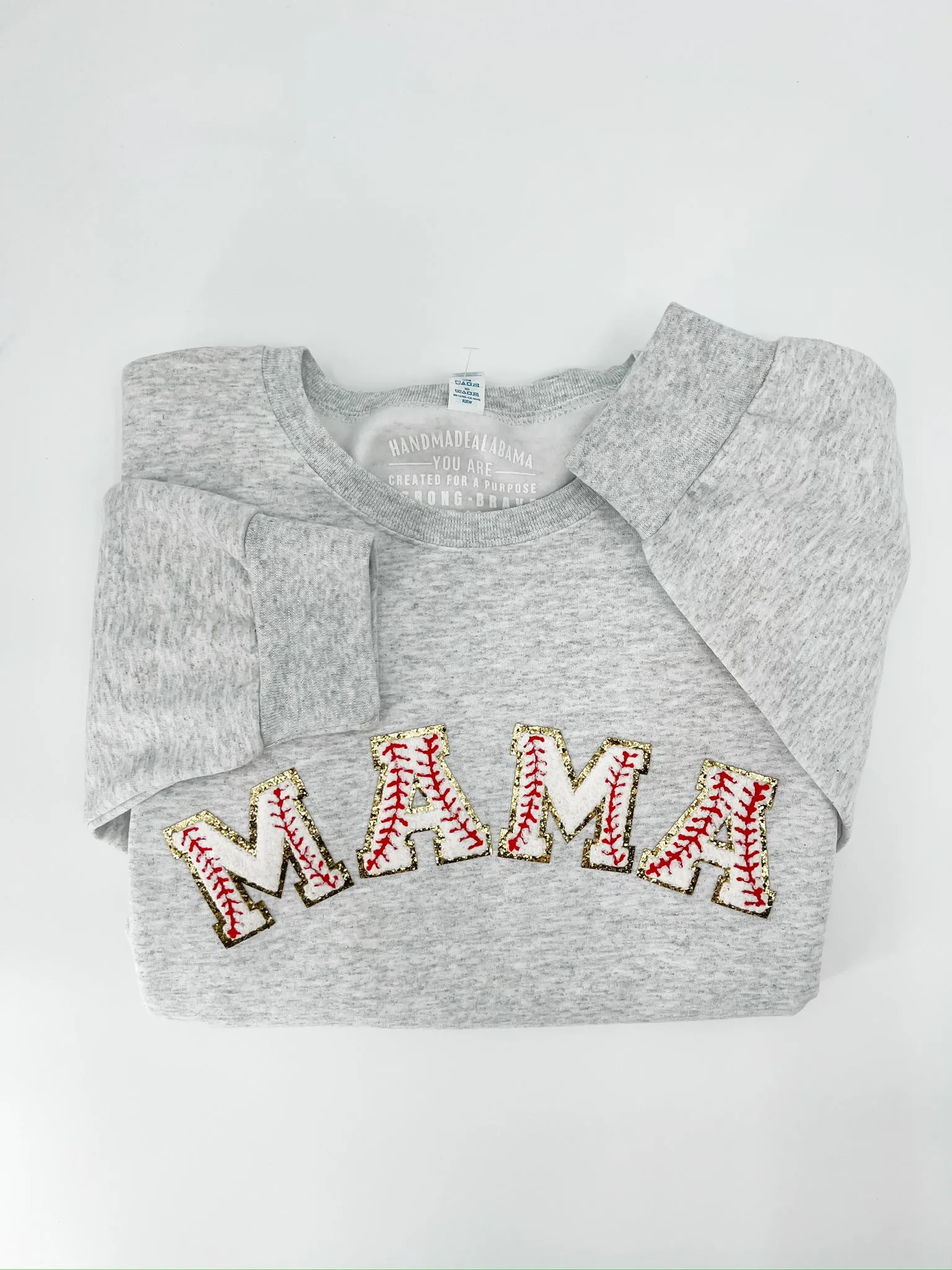 MAMA Baseball Patch Sweatshirt/Tshirt