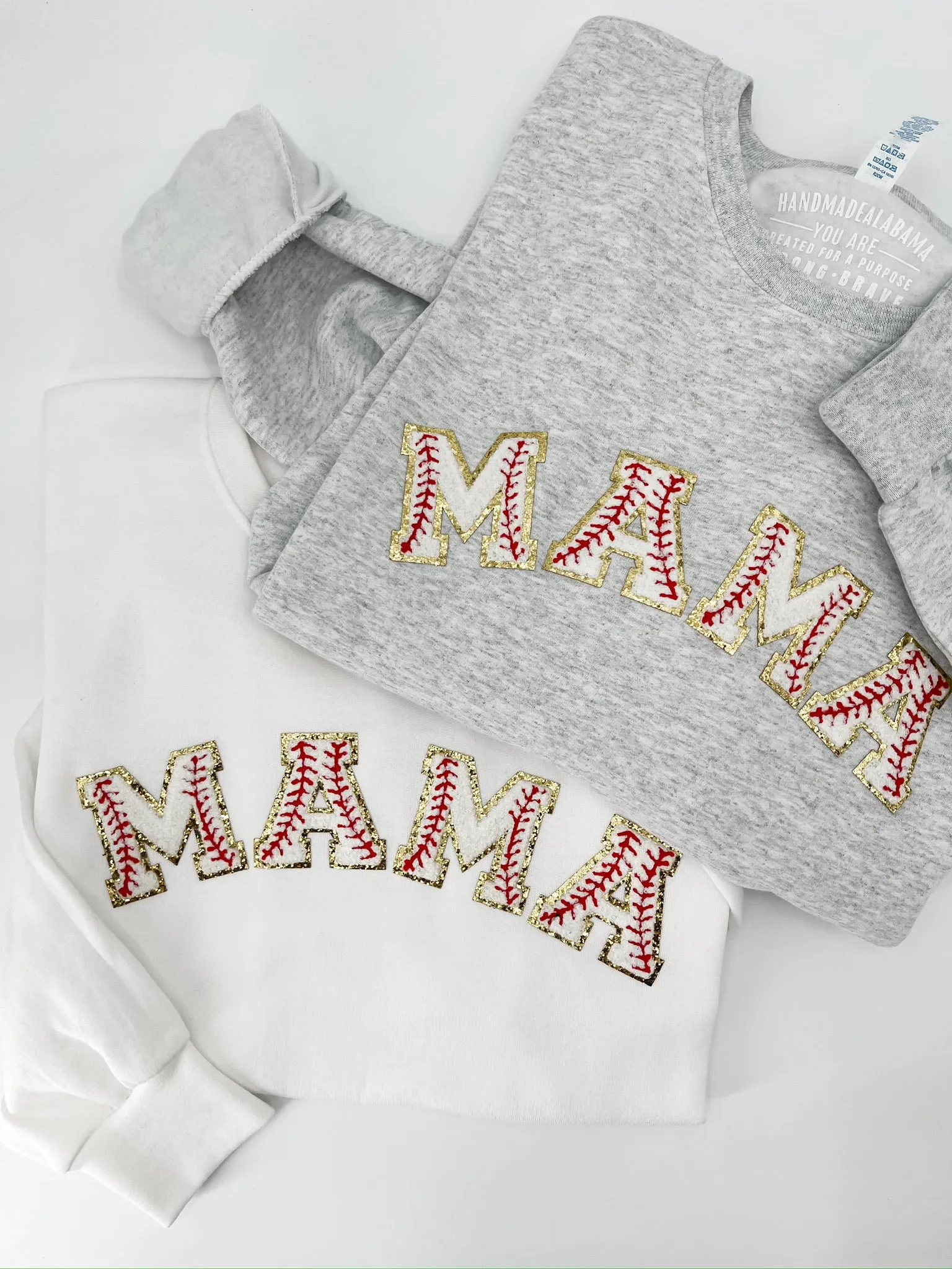 MAMA Baseball Patch Sweatshirt/Tshirt