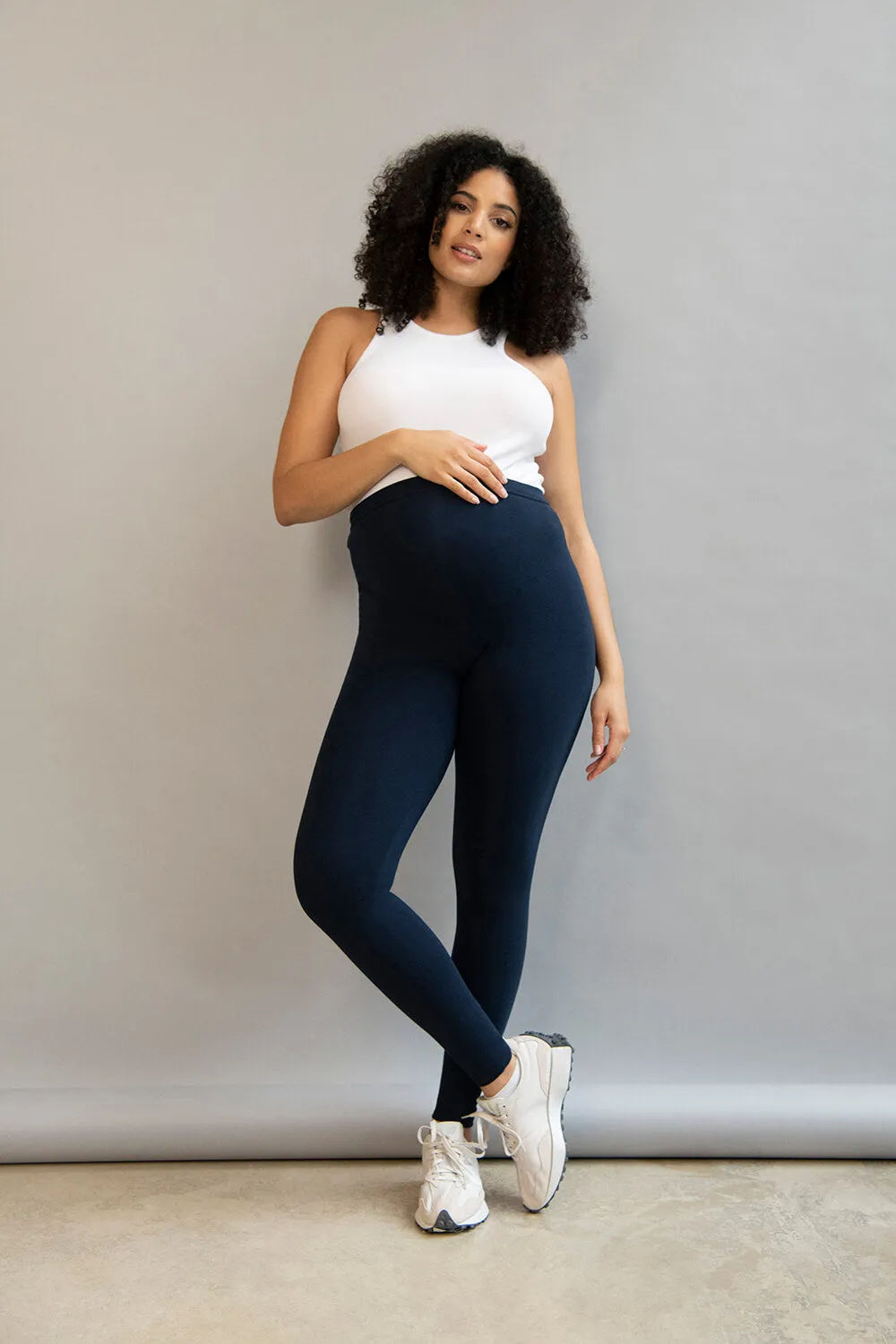 Maternity Everyday Leggings - Navy Blue