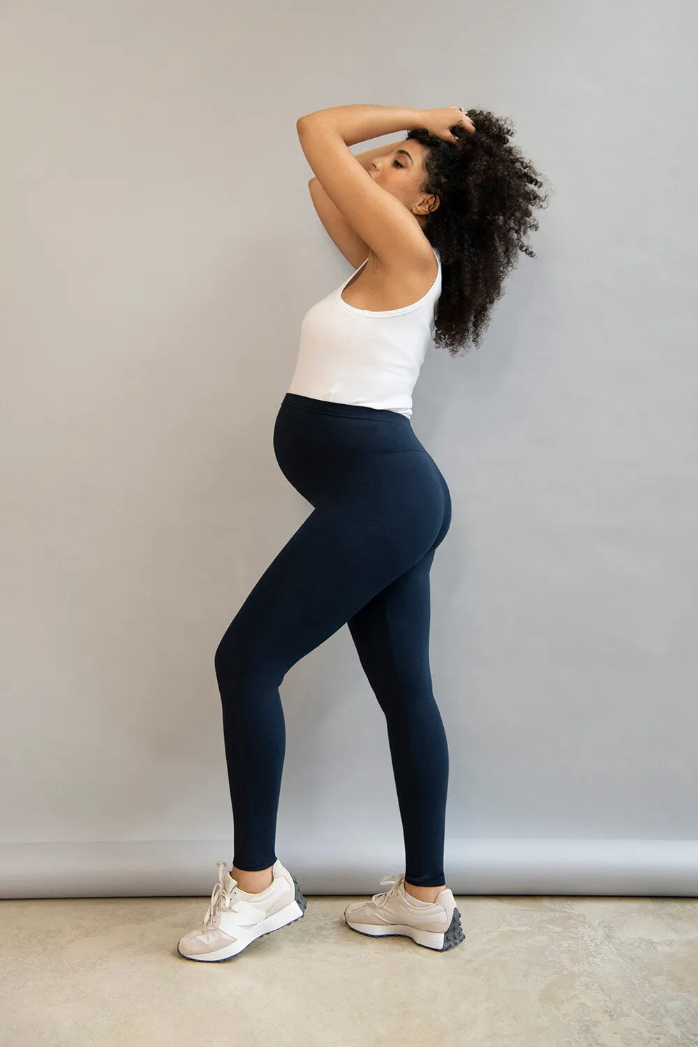 Maternity Everyday Leggings - Navy Blue