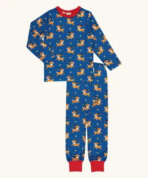 Maxomorra Reindeer Long Sleeve Pyjama Set