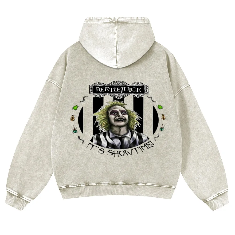 Mens Vintage Beetle Juice Rock Band Hoodies