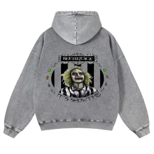 Mens Vintage Beetle Juice Rock Band Hoodies