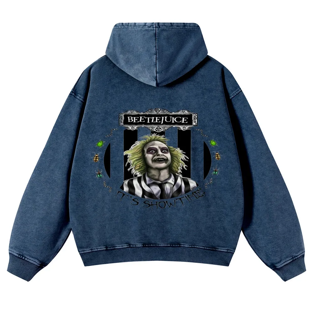 Mens Vintage Beetle Juice Rock Band Hoodies