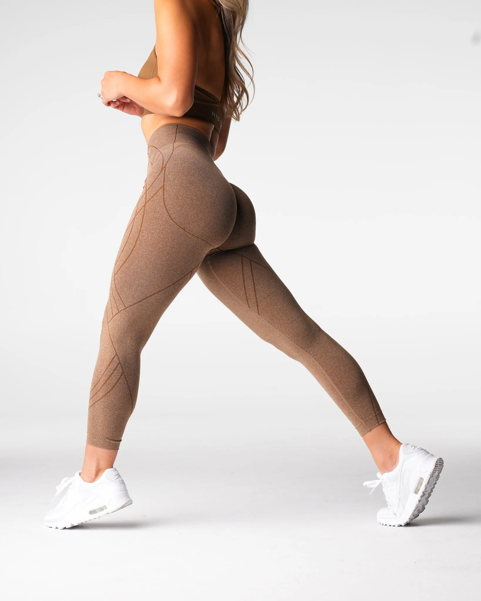 Mocha Geo Seamless Leggings