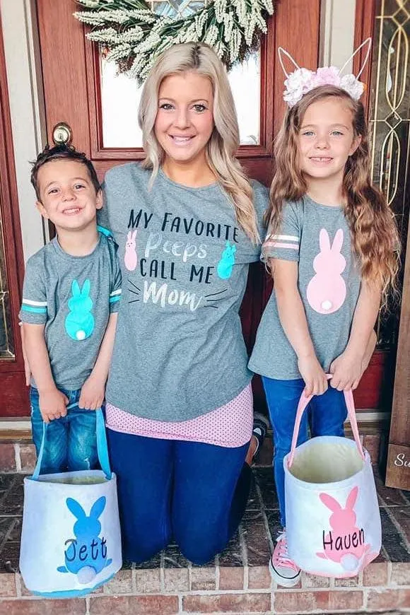 Mom & Kid - My Favorite Peeps Top