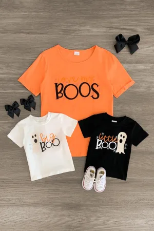 Mom & Kid - "Love My Boos" Family Tops