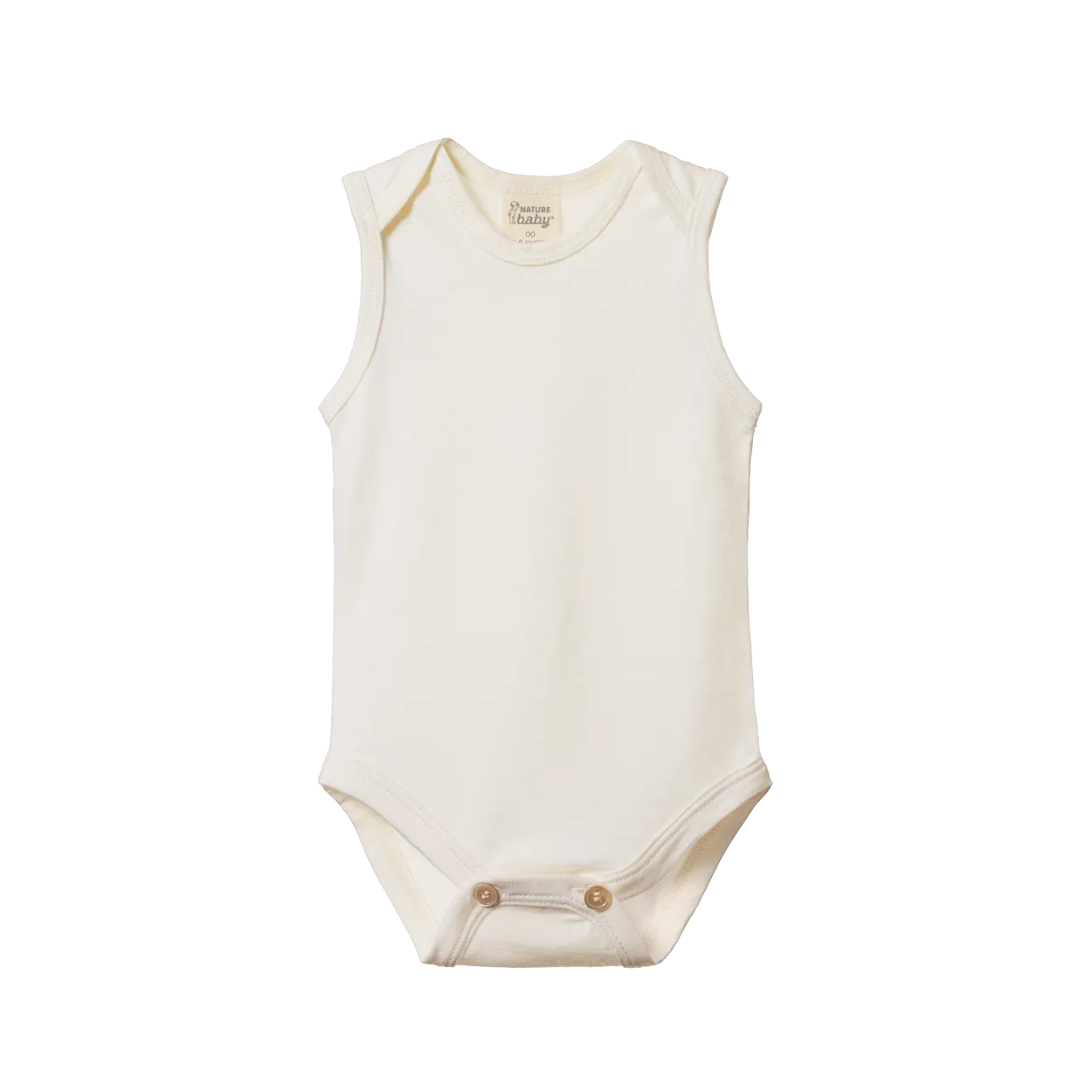 Nature Baby Merino Essentials Singlet Bodysuit