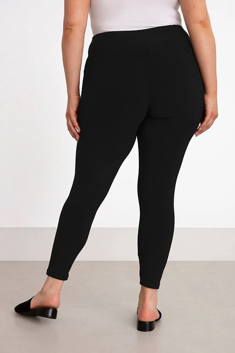 Nu Yoke Legging Plus | Black