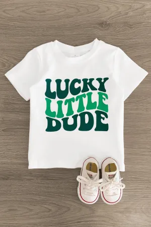 "Lucky Little Dude" Short Sleeve Top