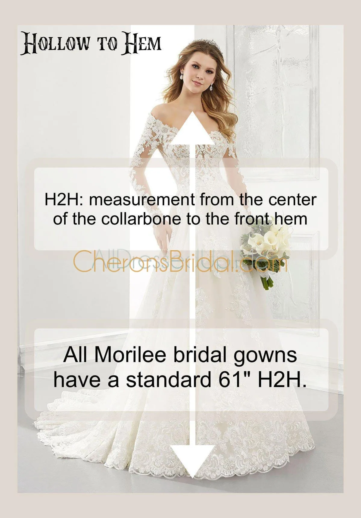 The Other White Dress - 12101 - Bailey - Cheron's Bridal, Wedding