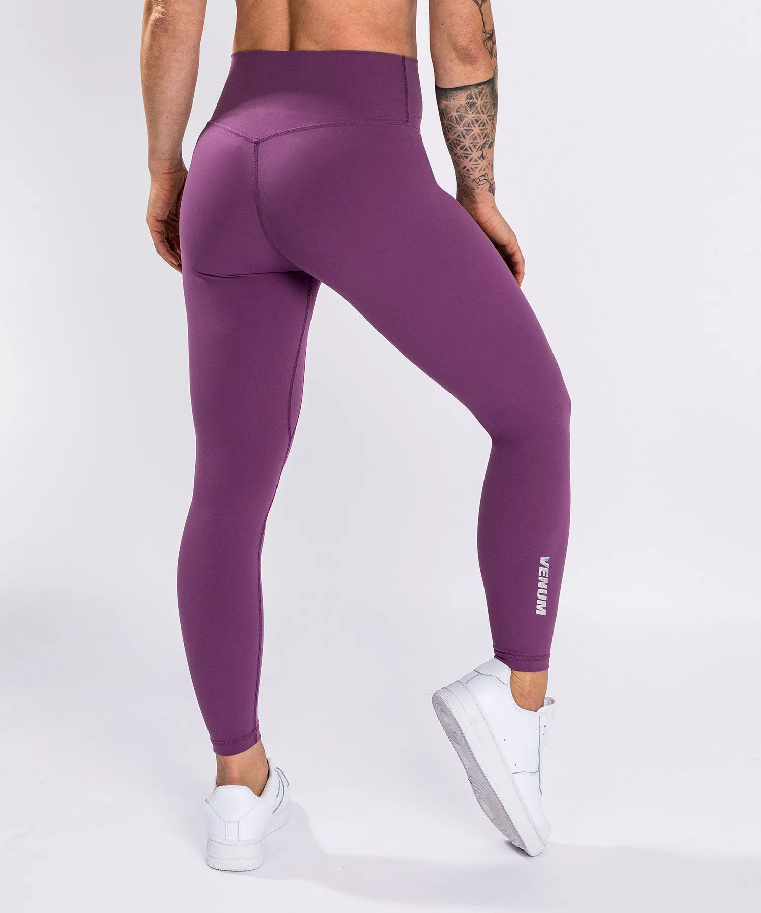 Venum Essential Lifestyle Leggings - Dusky Orchid/Brushed Silver