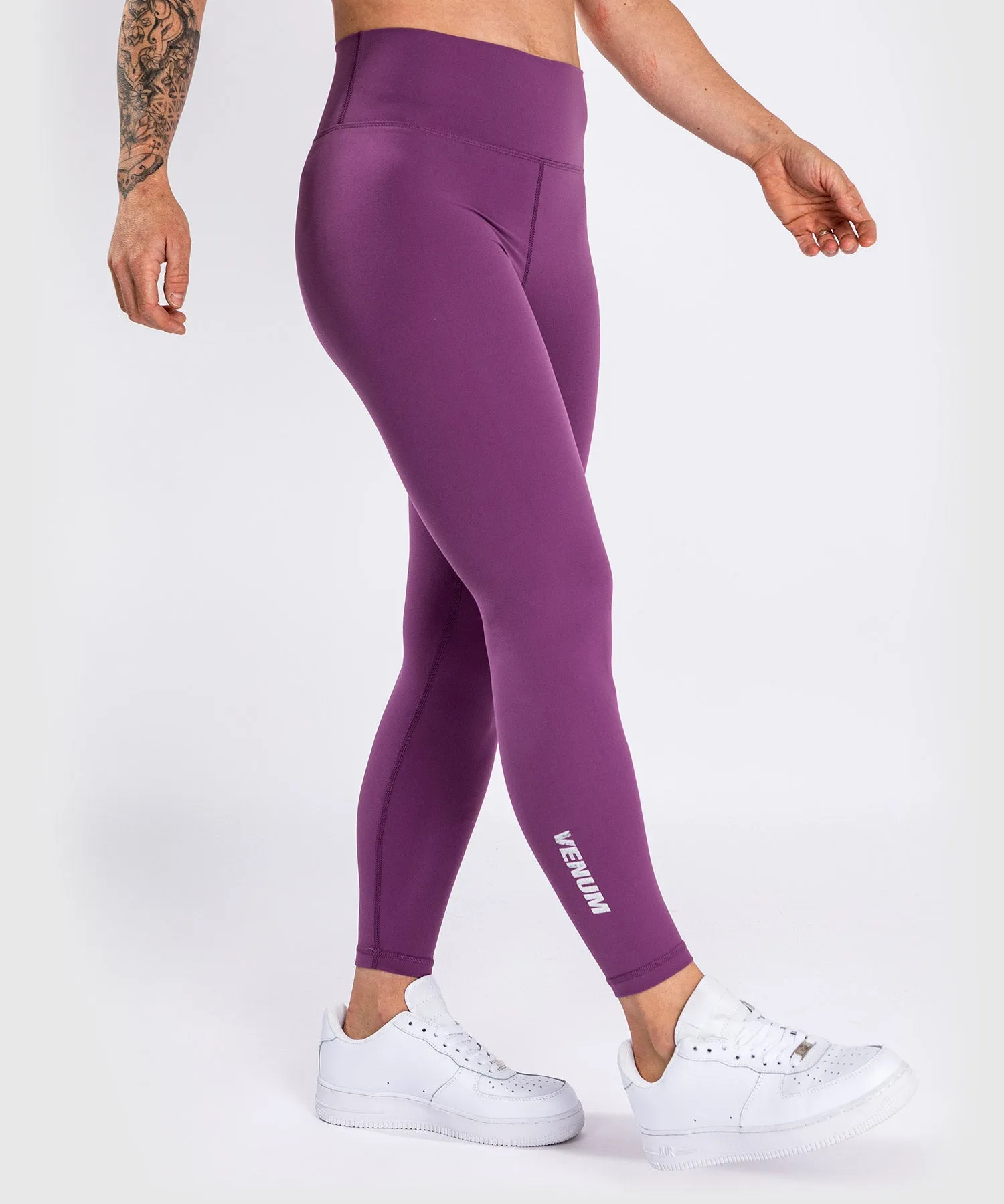 Venum Essential Lifestyle Leggings - Dusky Orchid/Brushed Silver